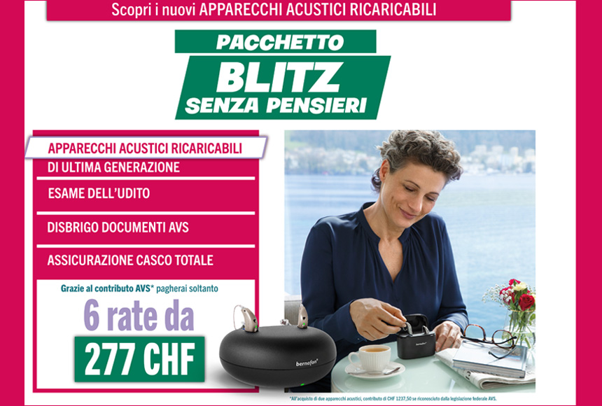 Pacchetto Blitz udito senza pensieri